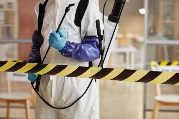 Professional Biohazard Cleanup technician working in Springville, UT